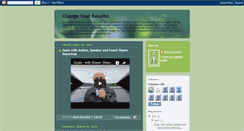 Desktop Screenshot of changeyourresults.blogspot.com