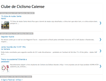 Tablet Screenshot of clubedeciclismocaiense.blogspot.com