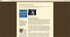 Desktop Screenshot of mygardenandsuch.blogspot.com