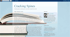 Desktop Screenshot of cracking-spines.blogspot.com