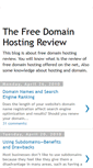 Mobile Screenshot of freedomainhostingreview.blogspot.com