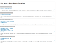 Tablet Screenshot of detoxination-revitalisation.blogspot.com