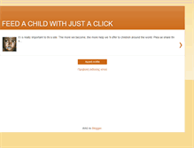 Tablet Screenshot of feedchildernwithaclick.blogspot.com