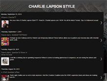 Tablet Screenshot of charlielapsonstyle.blogspot.com