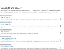 Tablet Screenshot of genocideandsoccer.blogspot.com