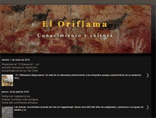 Tablet Screenshot of eloriflama.blogspot.com