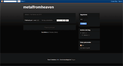 Desktop Screenshot of metal-from-heaven.blogspot.com