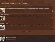 Tablet Screenshot of headlinesfromtheheinleins.blogspot.com