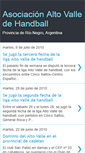 Mobile Screenshot of handballaltovalle.blogspot.com