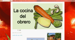 Desktop Screenshot of cocinadelobrero.blogspot.com