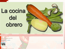 Tablet Screenshot of cocinadelobrero.blogspot.com