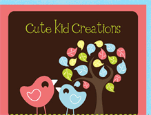 Tablet Screenshot of cutekidcreations.blogspot.com