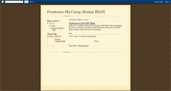 Desktop Screenshot of frontenacskicamp.blogspot.com
