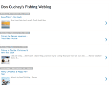 Tablet Screenshot of doncudneysfishing.blogspot.com