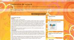 Desktop Screenshot of contenidosdemusica.blogspot.com