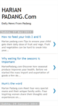 Mobile Screenshot of harianpadang.blogspot.com