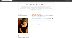 Desktop Screenshot of pernillakarlsson.blogspot.com