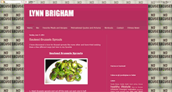 Desktop Screenshot of lynnbrigham.blogspot.com