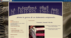 Desktop Screenshot of lapiazzettadellearti.blogspot.com