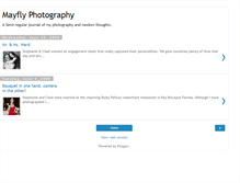 Tablet Screenshot of mayflyphotography.blogspot.com