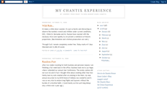 Desktop Screenshot of mychantixexperience.blogspot.com