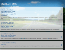 Tablet Screenshot of blackberry9900.blogspot.com