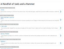 Tablet Screenshot of ahandfulloftoolsandahammer.blogspot.com