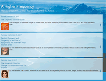 Tablet Screenshot of ahigherfrequency.blogspot.com