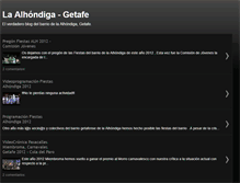 Tablet Screenshot of laalhondiga-getafe.blogspot.com