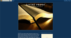 Desktop Screenshot of livingpr00f.blogspot.com