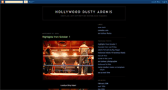 Desktop Screenshot of hollywooddustyadonis.blogspot.com