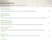 Tablet Screenshot of escritsacabrera.blogspot.com