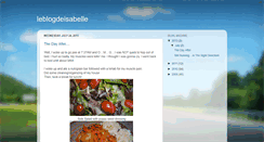 Desktop Screenshot of leblogdeisabelle.blogspot.com