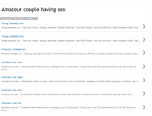 Tablet Screenshot of amateur-couple-having-sex.blogspot.com