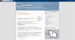 Desktop Screenshot of newselephant.blogspot.com