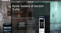 Desktop Screenshot of mysticseekersofancienttruths.blogspot.com