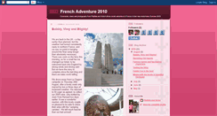 Desktop Screenshot of frenchadventure2010.blogspot.com