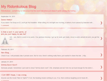 Tablet Screenshot of myridonkulousblog.blogspot.com