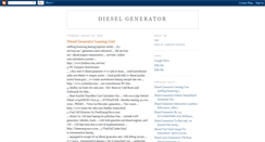 Desktop Screenshot of dieselgeneratorhub.blogspot.com