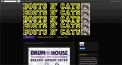 Desktop Screenshot of bootsncatsmusic.blogspot.com