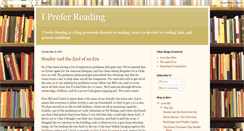 Desktop Screenshot of ipreferreading.blogspot.com