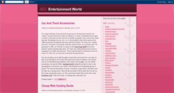 Desktop Screenshot of entertainmentworldforu.blogspot.com