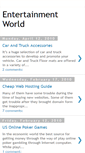 Mobile Screenshot of entertainmentworldforu.blogspot.com