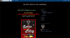 Desktop Screenshot of blackdevilsmcmodena.blogspot.com