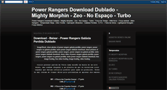 Desktop Screenshot of powerrangersdownload.blogspot.com