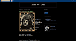 Desktop Screenshot of edith-roberts.blogspot.com