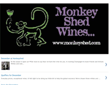 Tablet Screenshot of monkeyshed.blogspot.com