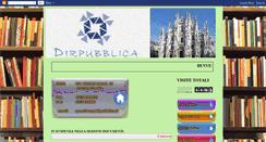 Desktop Screenshot of dirpubblica-milano.blogspot.com