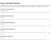 Tablet Screenshot of karsonpeterson.blogspot.com