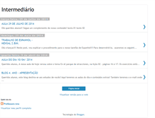 Tablet Screenshot of espanholintermediario.blogspot.com